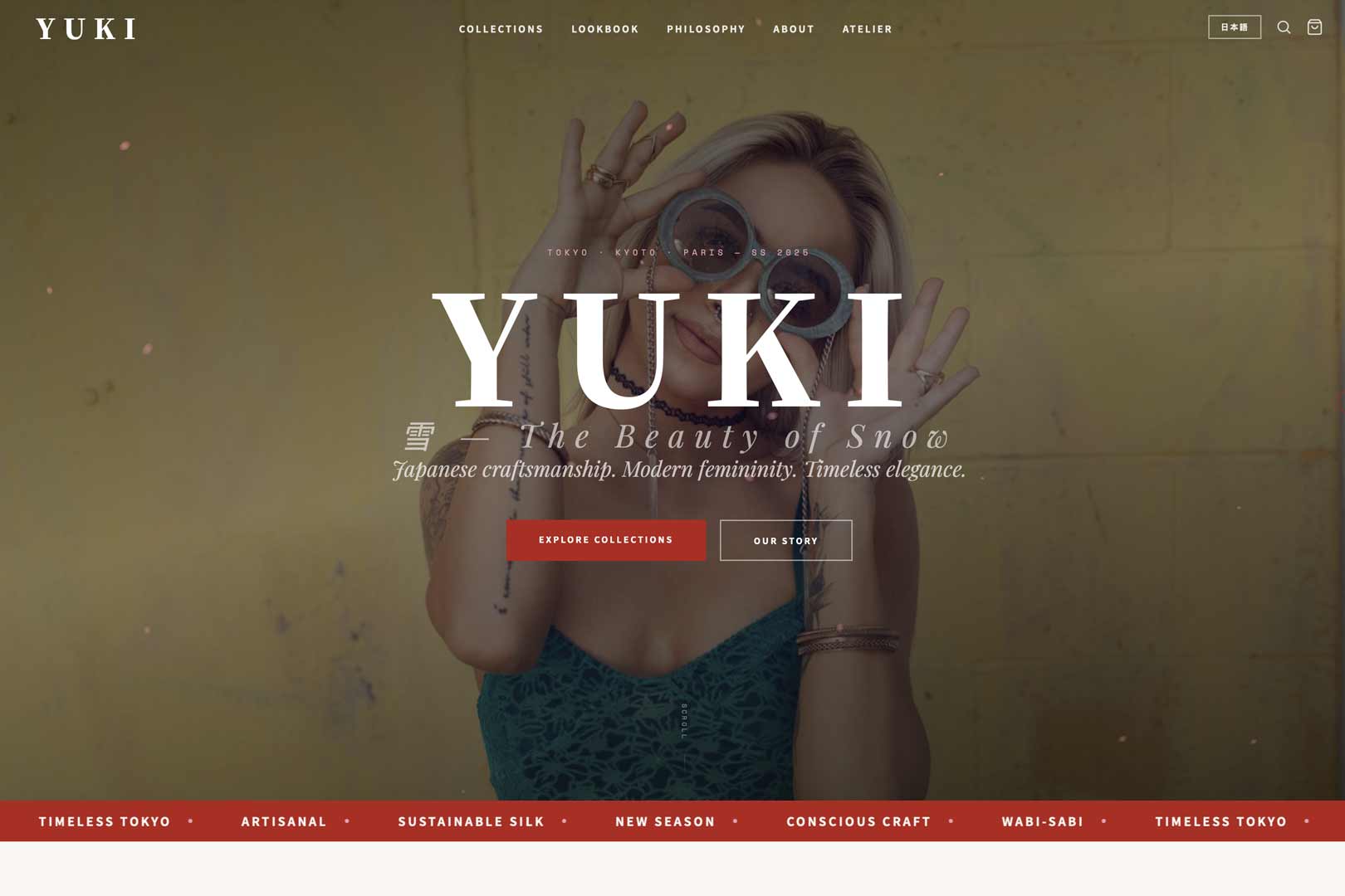 Paris by Yumiko —  web design Singapore